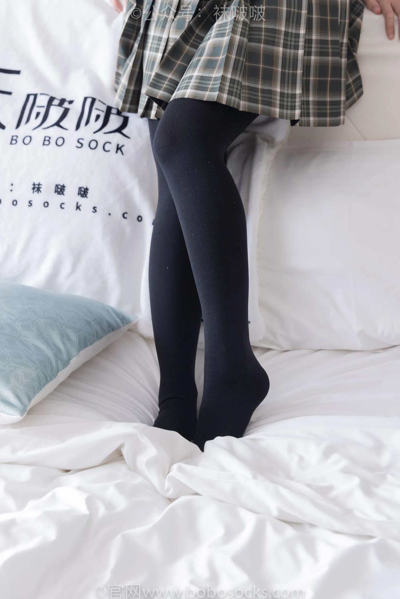 [BoBoSocks袜啵啵]NO.056 朵朵-JK制服、皮鞋、厚黑丝 [135P]插图6